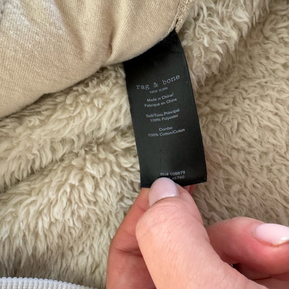 Rag & Bone Logan Sherpa Quarter zip pullover - Picture 11 of 15